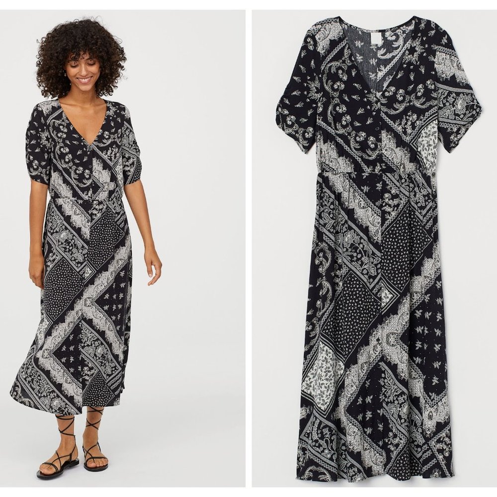 H&M paisley-patterned dress